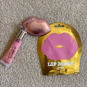 VS Candy Lip Gloss and Peach Lip Mask
